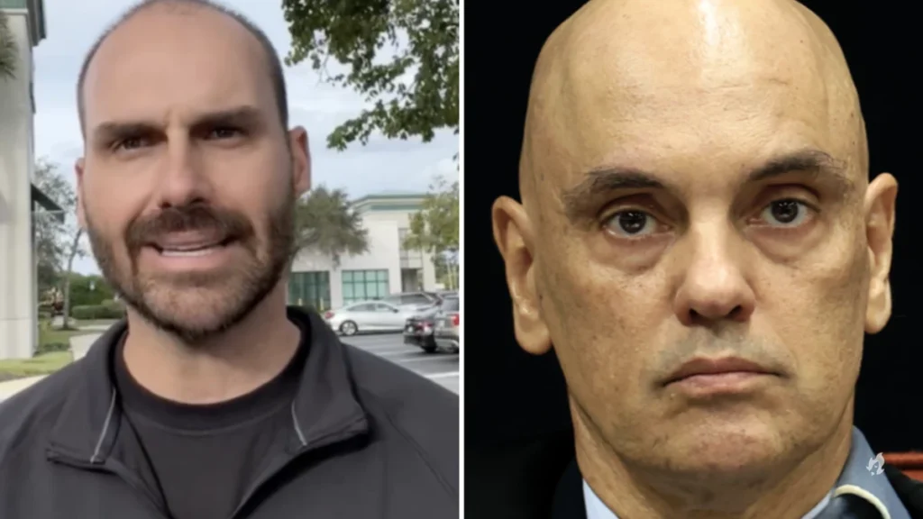 Eduardo Bolsonaro comete erro grotesco no embate com Moraes, entenda
