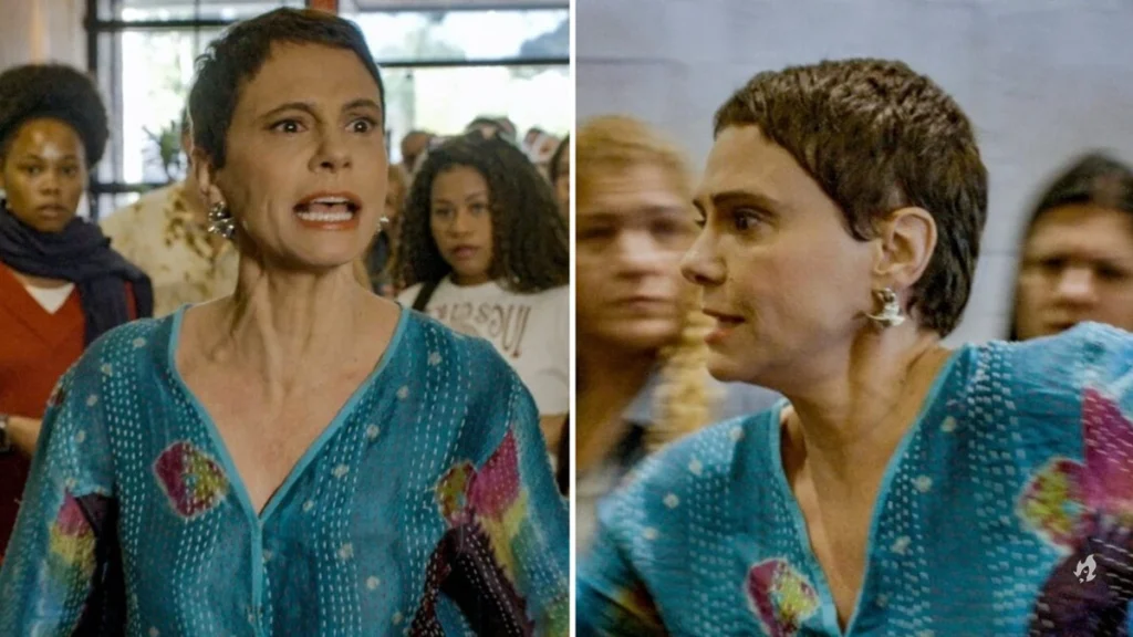 Globo divulga as primeiras imagens da cena que Celina impede que comam a maionese em Vale Tudo