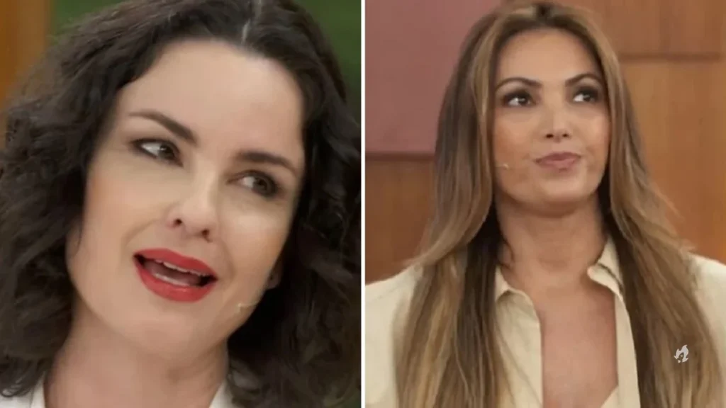Atriz chama atenção de Patrícia Poeta ao vivo no Encontro após fala equivocada