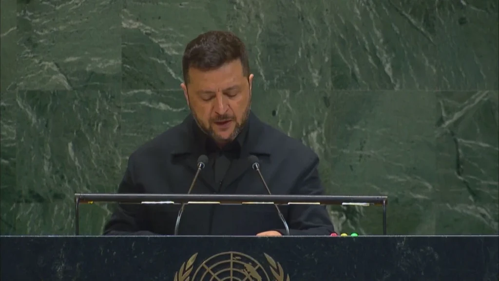 Na ONU, Zelensky diz que não há cessar-fogo por recusa da Rússia