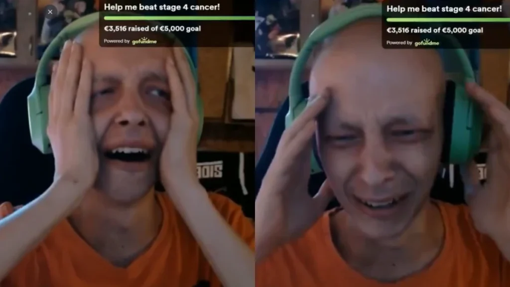 Streamer se desespera ao perder US$ 31 mil para tratar câncer raro; veja