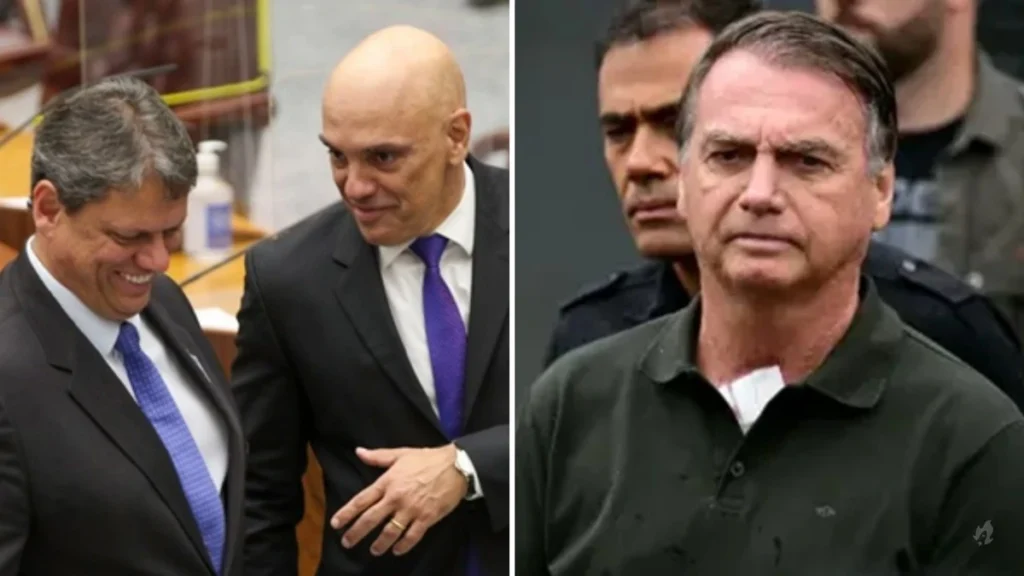 Moraes impressiona após autorizar visita de Tarcísio a Jair Bolsonaro