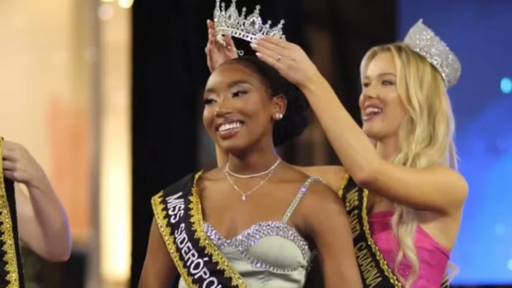 Modelo sofre ataques racistas após ser eleita Miss Santa Catarina 2026
