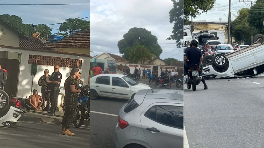 RJ: Tiroteio entre milicianos na Zona Oeste causa capotamento e uma morte