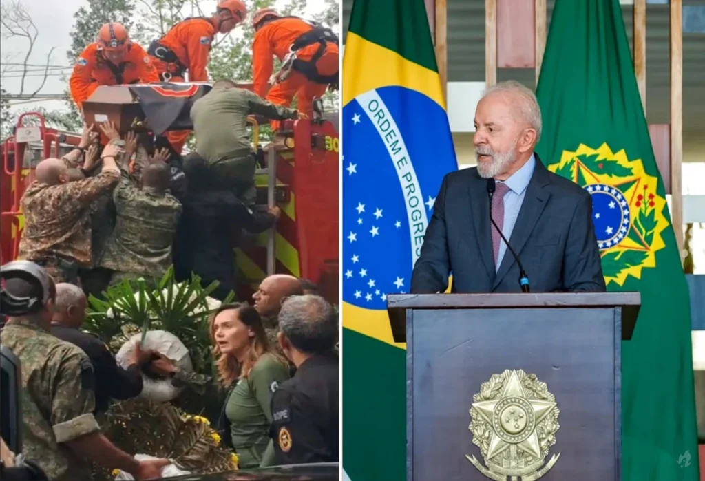 Primeira declaração de Lula sobre RJ deixa policiais mortos de fora e causa revolta