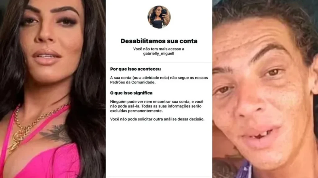 Ex-Casal Maloka tem conta desativada no Instagram e lamenta prejuízo financeiro: Aquele perfil é minha vida