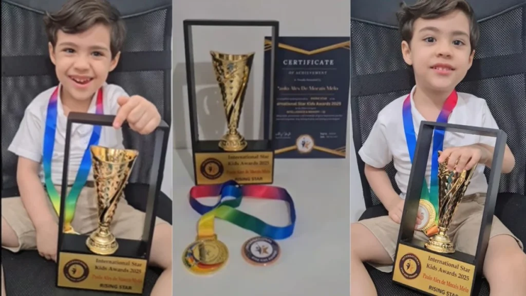 Piauiense de 3 anos com alto QI ganha prêmio internacional: a vontade de aprender aumenta a cada dia, diz mãe
