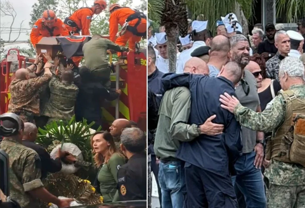 Emocionante Adeus: Sepultados os heróis do Bope mortos em operação