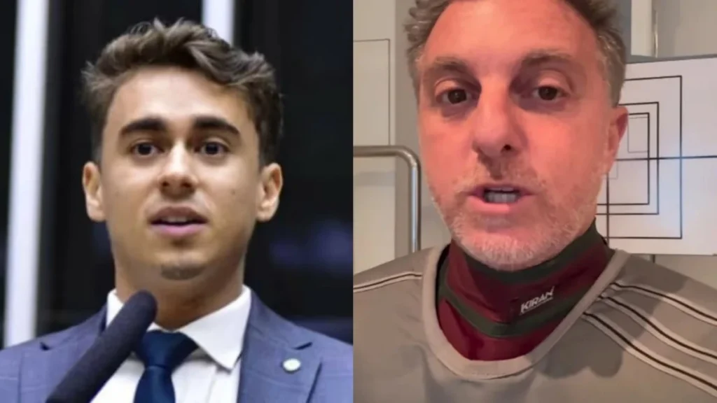 Nikolas não fica calado após fala de Luciano Huck sobre megaoperação no Rio: ‘Cara de pau’
