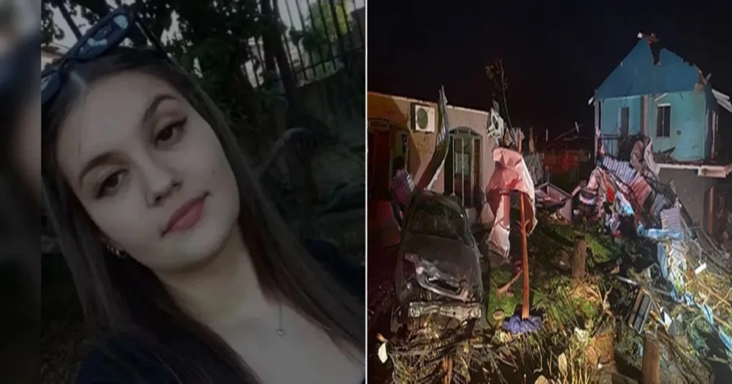 Tragédia no Paraná: jovem que perdeu a vida em tornado mandou mensagem ao pai pouco antes de ser atingida