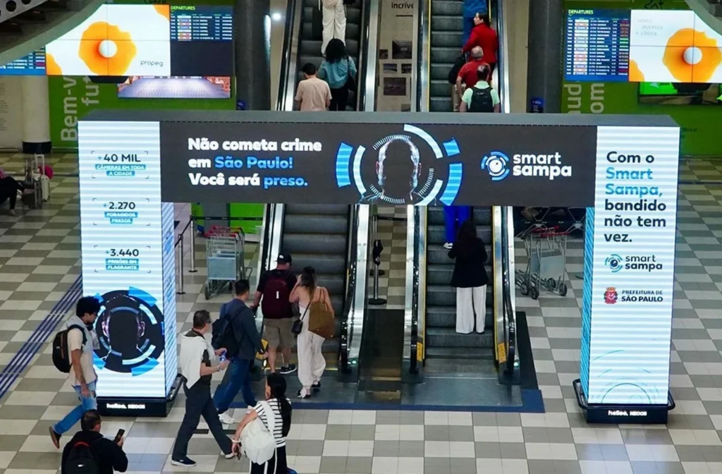 Aeroporto de Congonhas terá 20 câmeras integradas ao Smart Sampa