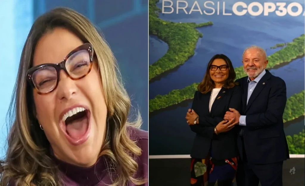 Entre risadas, Janja ironiza imprensa na COP30 e causa constrangimento