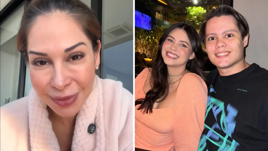 Maíra Cardi explica que filho e nora nunca trabalharam até casamento