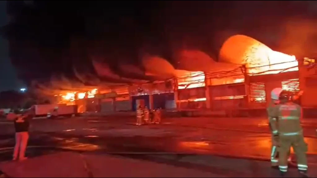 Maior central de abastecimento do Rio: veja imagens do incêndio na Ceasa