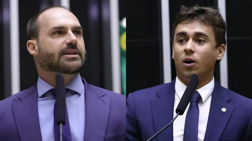 Revisão da Magnitsky acirra tensão entre aliados de Eduardo Bolsonaro