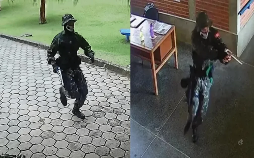 Criminoso de ataque escolar ganha liberdade e gera revolta