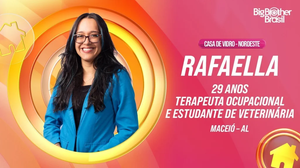 BBB 26: conheça Rafaella, terapeuta ocupacional que está na Casa de Vidro