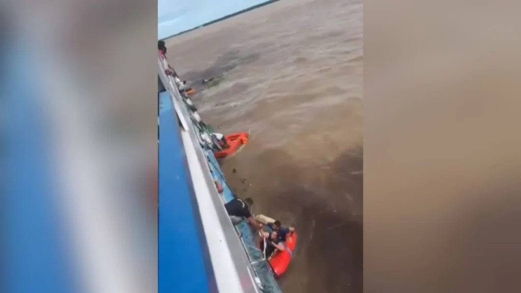 Sete pessoas seguem desaparecidas após naufrágio de lancha em Manaus