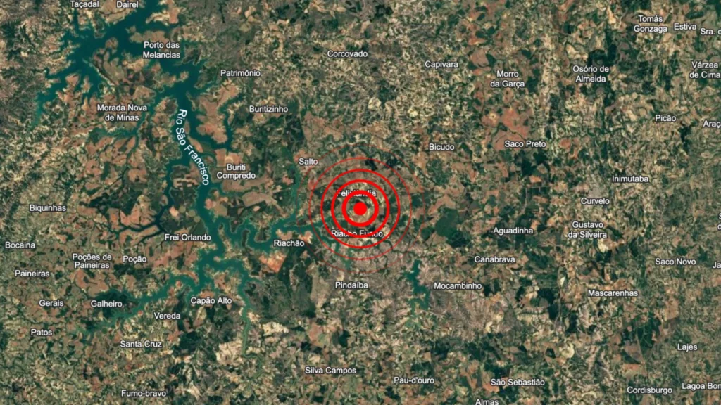 Terremoto de magnitude 2.5 é registrado em Felixândia MG