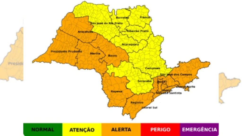 Com alerta de fortes chuvas, Defesa Civil mantém Gabinete de Crise em SP