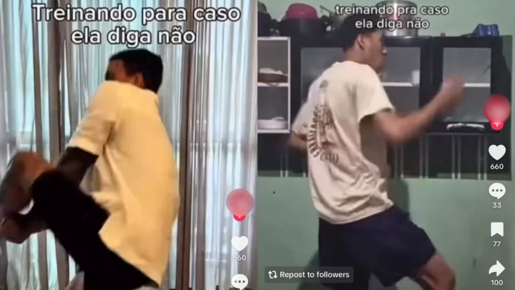 “Caso ela diga não”: TikTok diz que excluiu vídeos que incitam violência