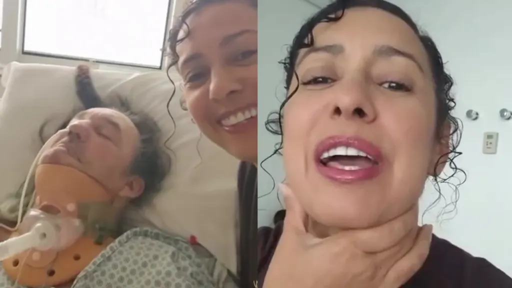 Marquito irá fazer nova cirurgia; esposa mostra humorista internado