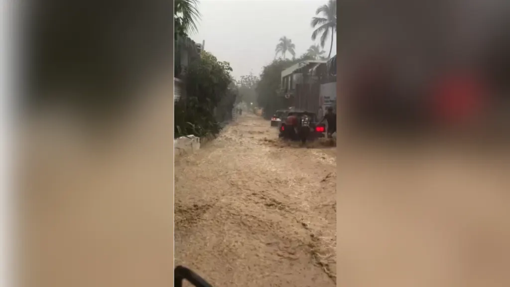 Chuvas na região do norte do Ceará acumulam 146 mm e geram alagamento