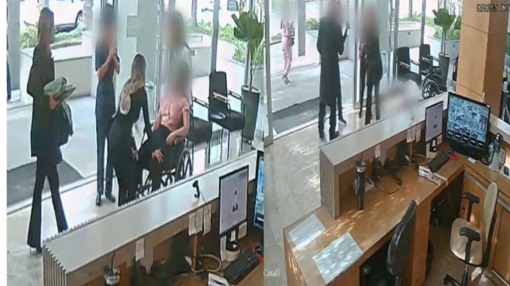 Vídeo: mulher chegou desacordada em clínica após procedimento estético