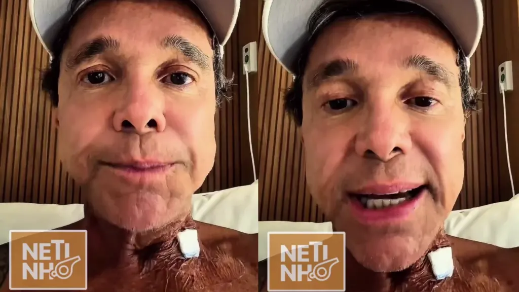 Cantor Netinho se emociona ao falar sobre volta do câncer