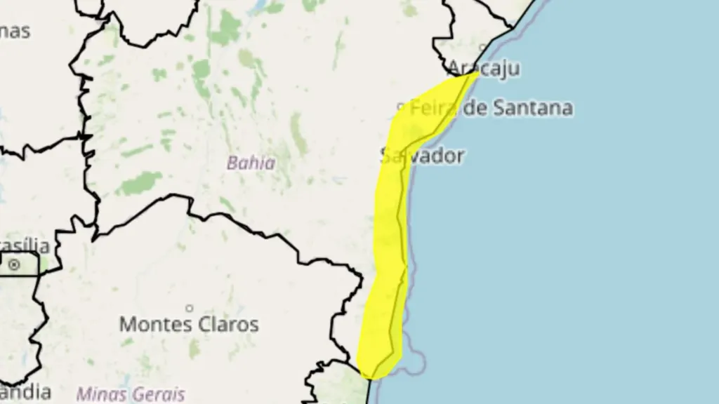 Chuvas intensas deixam Salvador e mais 130 cidades da Bahia em alerta